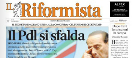 Le prime pagine di giovedì 3 novembre 2011