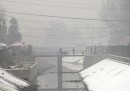 Le foto di Pechino nella nebbia
