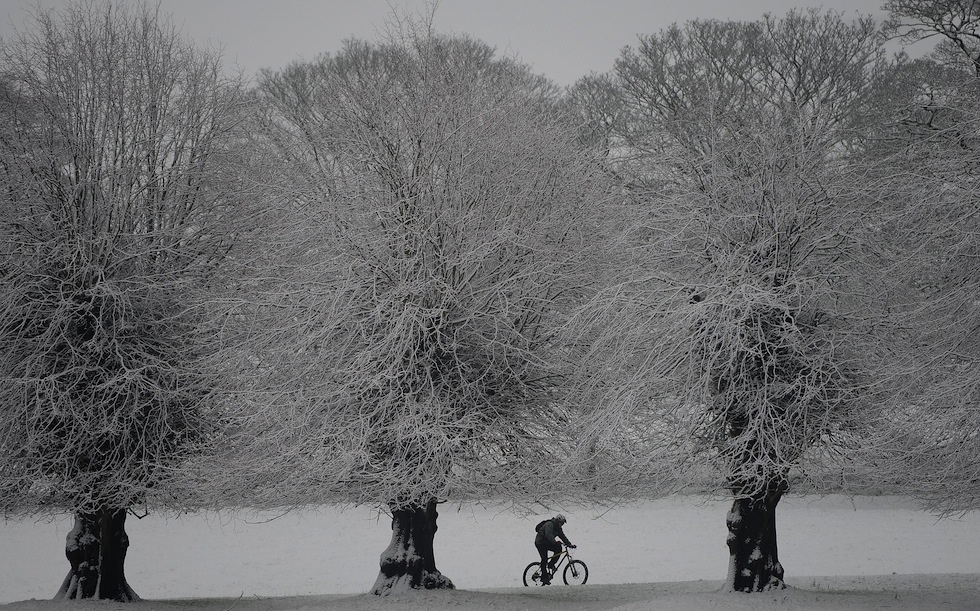 Le foto della neve in Regno Unito