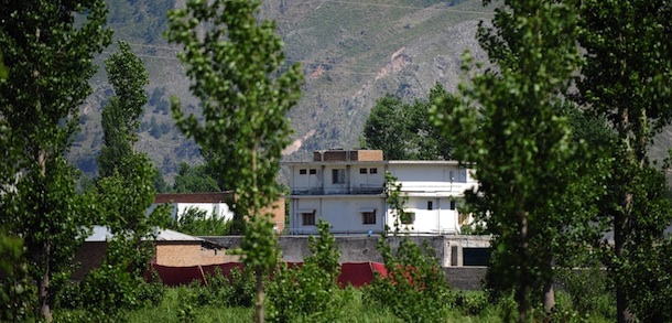 The hideout of Al-Qaeda leader Osama bin Laden is pictured after his death by US Special Forces in a ground operation in Abbottabad on May 2, 2011. Pakistan said that the killing of Osama bin Laden in a US operation was a &#8220;major setback&#8221; for terrorist organisations and a &#8220;major victory&#8221; in the country&#8217;s fight against militancy. AFP PHOTO/Farooq NAEEM (Photo credit should read FAROOQ NAEEM/AFP/Getty Images)
