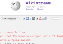 Wikistream mostra Wikipedia in diretta