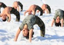 L'addestramento invernale delle truppe sudcoreane