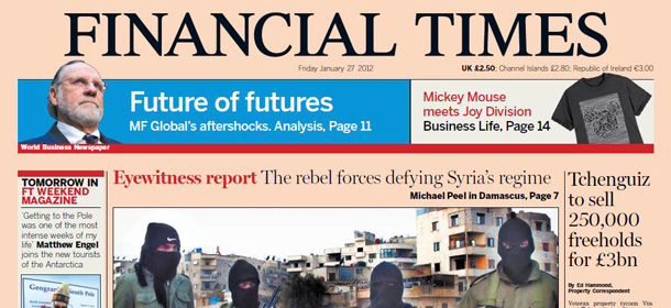 I giornali inglesi di venerdì 27 gennaio