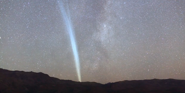 La cometa Lovejoy, vista dalle Ande
