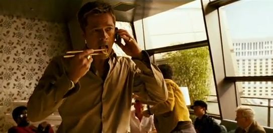 Tutto quello che mangia Brad Pitt nei suoi film