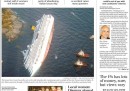 Le prime pagine di tutto il mondo sulla Costa Concordia