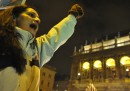 Le foto delle proteste a Budapest