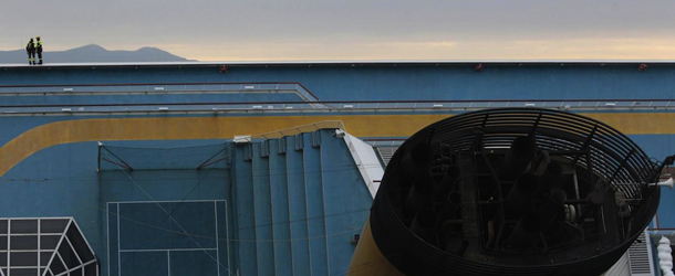 LaPresse16/01/2012 Isola del GiglioCronacaContinuano i soccorsi alla nave Costa Concordia incagliata nel Giglio