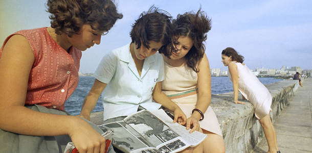 Pictured here are a group of students on the Malecon in Havana, Cuba after school in an undated photo. The sea boulevard swings 7 km along the historical areas of the city. (AP Photo)