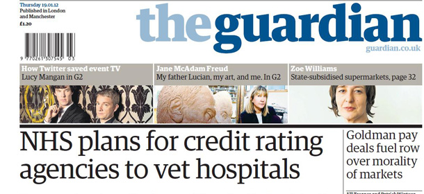 I giornali inglesi di giovedì 19 gennaio