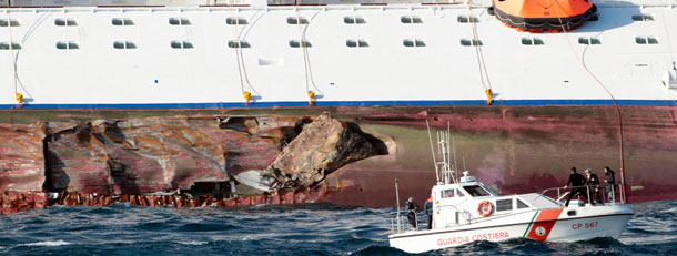 Costa Concordia, il 67 per cento del carburante è stato rimosso
