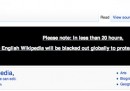 I siti Internet oscurati contro il SOPA