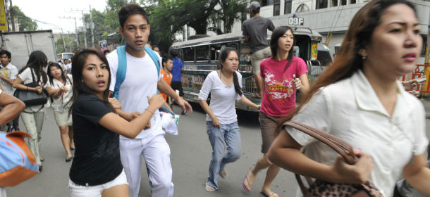 Il terremoto nelle Filippine