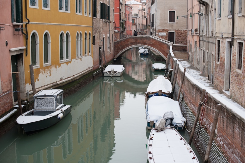 La neve a Venezia