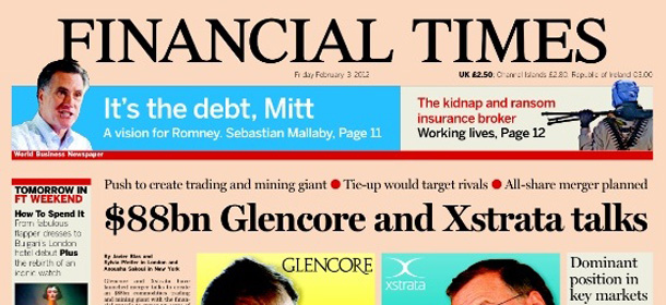 I giornali inglesi di venerdì 3 febbraio