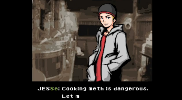 Breaking Bad, raccontato in stile vecchio videogioco