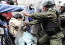 La protesta dei disabili in Bolivia