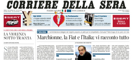 Le prime pagine di venerdì 24 febbraio 2012