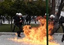 Le foto degli scontri in Grecia