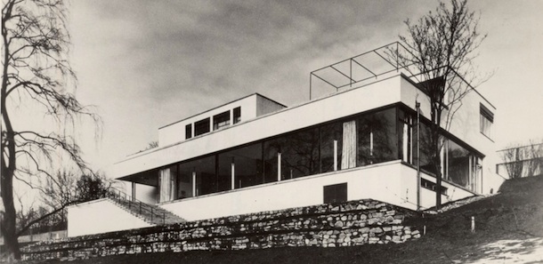This picture taken in 1931 shows an outside view of the Tugendhat Villa in Brno, Czech Republic. The famous modern villa designed by German architect Ludwig Mies van der Rohe and completed in 1930 has undergone a major two year refurbishment and is set to open to public March, 6, 2012. (AP Photo/Brno City Museum Archive)