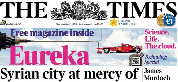 I giornali inglesi di giovedì 1 marzo