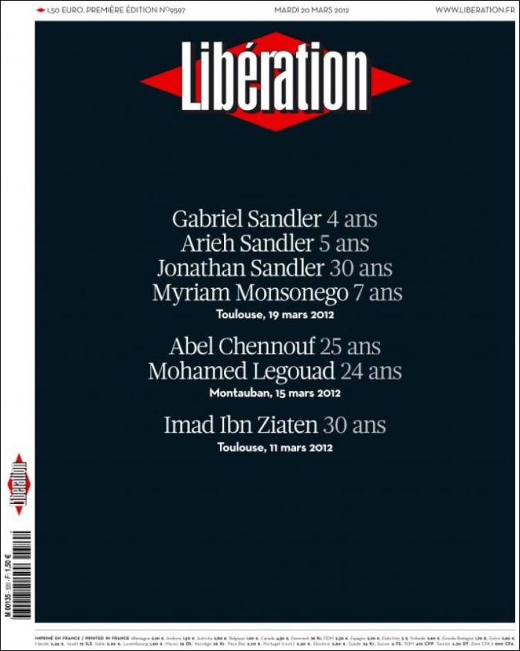 Le prime pagine di oggi in Francia