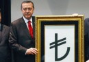 Il nuovo simbolo della lira turca
