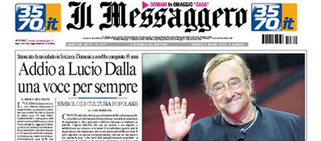 Le prime pagine di venerdì 2 marzo 2012