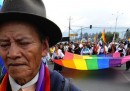 La marcia degli indigeni in Ecuador