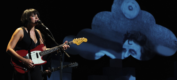 NEW YORK, NY - JUNE 13: Norah Jones performs onstage during the 15th Annual Webby Awards at Hammerstein Ballroom on June 13, 2011 in New York City. (Photo by Michael Loccisano/Getty Images for The Webby Awards)