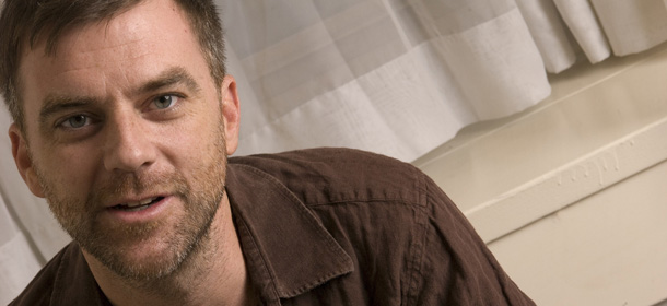 Director Paul Thomas Anderson is shown in New York on Dec. 12, 2007. Anderson's first four films, "Sydney" (aka "Hard Eight"), "Boogie Nights," "Magnolia" and "Punch-Drunk Love" all sit together on a shelf easily enough, but his new film "There Will Be Blood" doesn't obviously bear any of his normal style or exuberantly emotional characters. It's been hailed as one of the best American films of the year and a remarkable advancement for the young, maturing auteur. (AP Photo/ Jim Cooper)