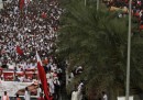 La marcia contro il GP del Bahrein