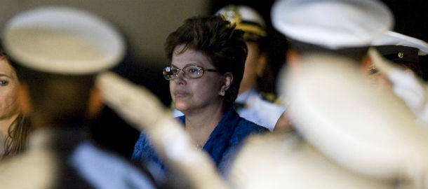 nella foto, il presidente brasiliano Dilma Rousseff (LUIS ROBAYO/AFP/Getty Images)
