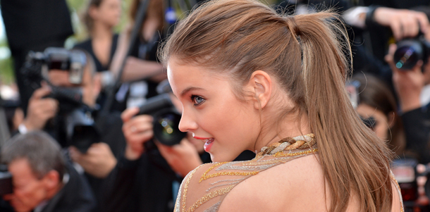 Hungarian model Barbara Palvin arrives for the photocall of "Lawless" presented in competition at the 65th Cannes film festival on May 19, 2012 in Cannes. AFP PHOTO / ALBERTO PIZZOLI (Photo credit should read ALBERTO PIZZOLI/AFP/GettyImages)