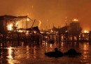 Le foto dell'incendio di Manila