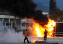 Gli scontri di ieri a Patrasso, in Grecia
