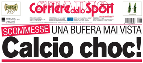 Le prime pagine di martedì 29 maggio 2012