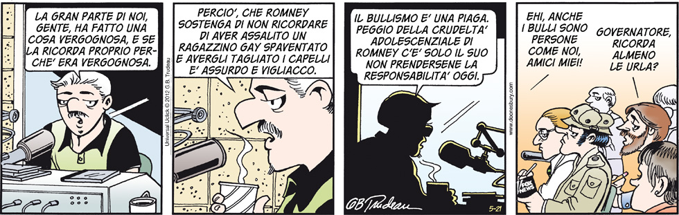 Doonesbury 2012 maggio 21