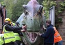La mostra dei dinosauri meccanici di Bristol