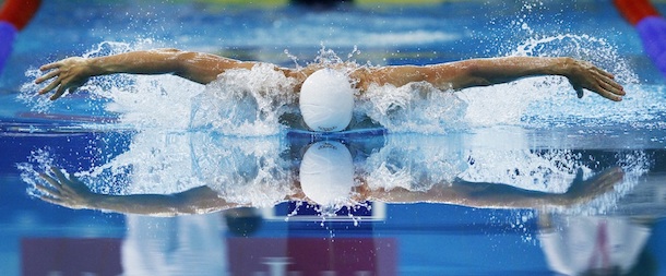 at the European Swimming Championships in Debrecen, Hungary, Wednesday, May 23, 2012. (AP Photo/ Michael Sohn)