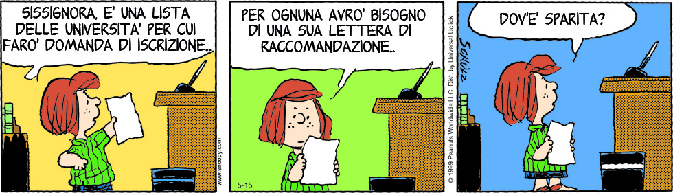 Peanuts 2012 maggio 15