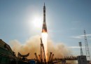 La partenza della Soyuz