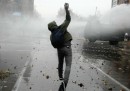 Le foto degli scontri in Cile