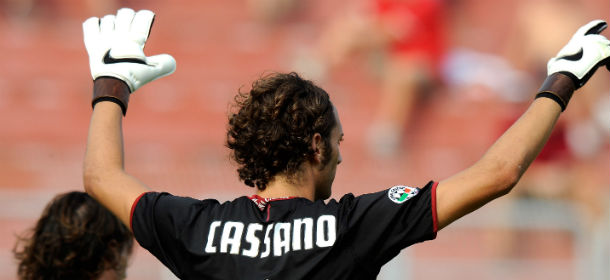 nella foto, il portiere Mario Cassano, squalificato per 5 anni (Dino Panato/Getty Images)