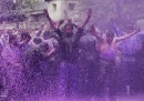 Le foto delle proteste (viola) in Kashmir