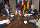 Incontro Monti, Merkel, Hollande, Rajoy
