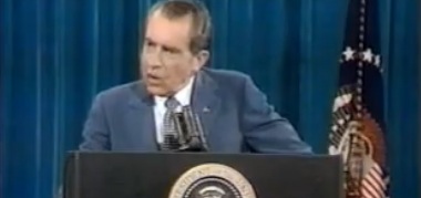 Nixon: "Non sono un delinquente"