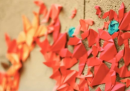 Origami street art