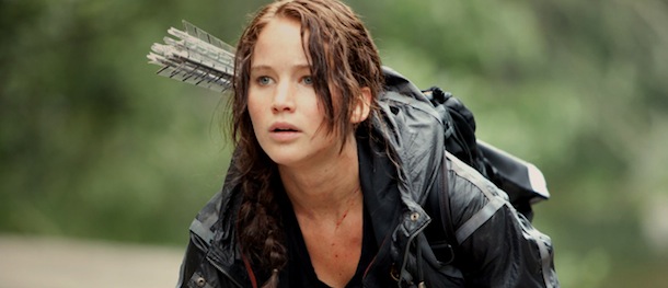 Jennifer Lawrence stars as 'Katniss Everdeen' in THE HUNGER GAMES.
