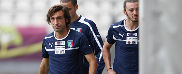 Jonathan Moscrop - LaPresse
25 06 2012 Cracovia ( Polonia )
Sport Calcio
Europei 2012 Polonia e Ukraina - Italia Allenamento - Stadio Cracovii
Nella foto: Andrea Pirlo

Jonathan Moscrop - LaPresse
25 06 2012 Krakow ( Polonia )
Sport Soccer
Euro 2012 Poland and Ukraine - Italy Training session - Municipal Stadium of Cracovia
In the photo: Andrea Pirlo